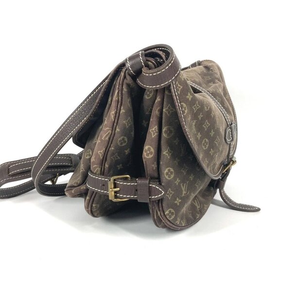 LOUIS VUITTON Saumur 30 Crossbody Shoulder Bag Monogram Mini Lin - Picture 3 of 14
